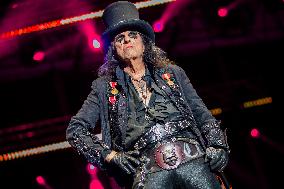 Alice Cooper Performs In Porderone - Italy