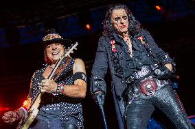 Alice Cooper Performs In Porderone - Italy