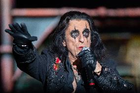 Alice Cooper Performs In Porderone - Italy