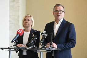 Press conference of Finnish ministers