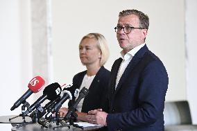 Press conference of Finnish ministers