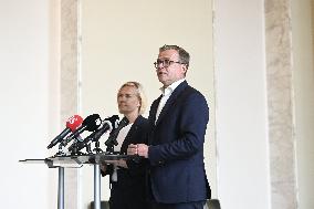 Press conference of Finnish ministers