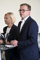 Press conference of Finnish ministers