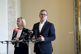 Press conference of Finnish ministers