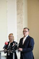 Press conference of Finnish ministers