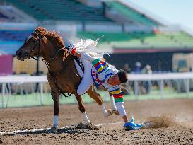 (SP)CHINA-XINJIANG-ZHAOSU-NATIONAL TRADITIONAL GAMES OF ETHNIC MINORITIES-EQUESTRIAN (CN)