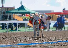 (SP)CHINA-XINJIANG-ZHAOSU-NATIONAL TRADITIONAL GAMES OF ETHNIC MINORITIES-EQUESTRIAN (CN)