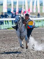 (SP)CHINA-XINJIANG-ZHAOSU-NATIONAL TRADITIONAL GAMES OF ETHNIC MINORITIES-EQUESTRIAN (CN)