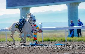 (SP)CHINA-XINJIANG-ZHAOSU-NATIONAL TRADITIONAL GAMES OF ETHNIC MINORITIES-EQUESTRIAN (CN)