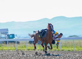 (SP)CHINA-XINJIANG-ZHAOSU-NATIONAL TRADITIONAL GAMES OF ETHNIC MINORITIES-EQUESTRIAN (CN)