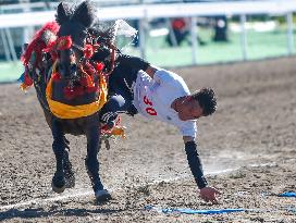 (SP)CHINA-XINJIANG-ZHAOSU-NATIONAL TRADITIONAL GAMES OF ETHNIC MINORITIES-EQUESTRIAN (CN)