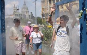 HUNGARY-BUDAPEST-HEAT WAVE