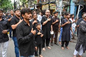 Alam Procession On Fifth Day Of Muharram Observation In India.