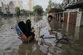 Waterlogging In Dhaka