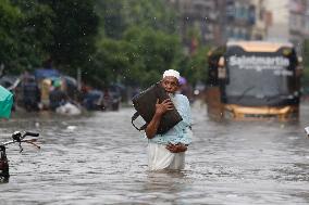 Heavy Monsoon Rain In Bangladesh