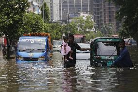 Heavy Monsoon Rain In Bangladesh