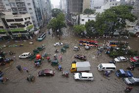 Heavy Monsoon Rain In Bangladesh