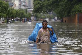Heavy Monsoon Rain In Bangladesh