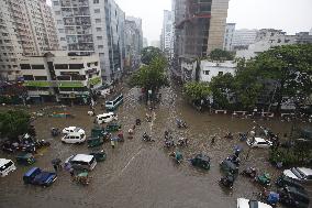 Heavy Monsoon Rain In Bangladesh