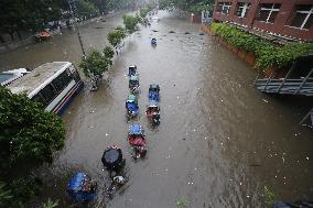 Heavy Monsoon Rain In Bangladesh