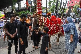 Alam Procession On Fifth Day Of Muharram Observation In India.