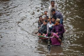 Waterlogged In Dhaka