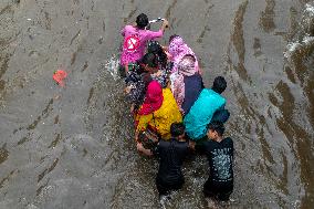 Waterlogged In Dhaka