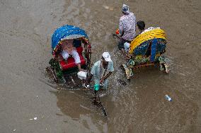 Waterlogged In Dhaka