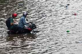 Waterlogged In Dhaka