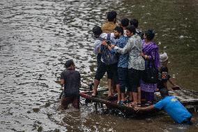 Waterlogged In Dhaka