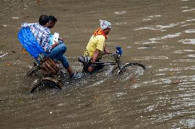 Waterlogged In Dhaka