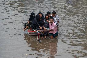 Waterlogged In Dhaka