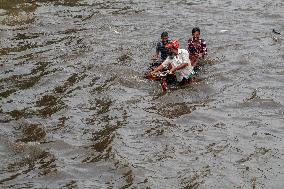 Waterlogged In Dhaka