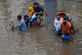 Waterlogged In Dhaka