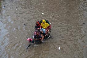 Waterlogged In Dhaka