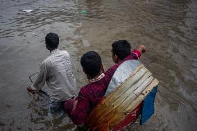 Waterlogged In Dhaka