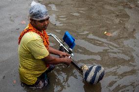 Waterlogged In Dhaka