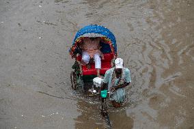 Waterlogged In Dhaka