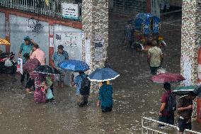 Waterlogged In Dhaka