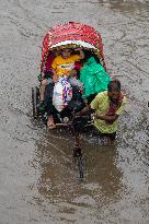 Waterlogged In Dhaka