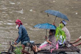 Waterlogged In Dhaka