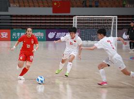 (SP)CHINA-LANZHOU-FOOTBALL-WOMEN'S FUTSAL INTERNATIONAL TOURNAMENT (CN)