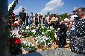 Funeral of Ohmatdyt doctor killed by Russian missile strike in Lviv