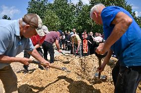 Funeral of Ohmatdyt doctor killed by Russian missile strike in Lviv