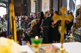 Funeral of Ohmatdyt doctor killed by Russian missile strike in Lviv