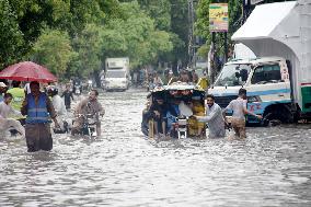 PAKISTAN-LAHORE-RAIN