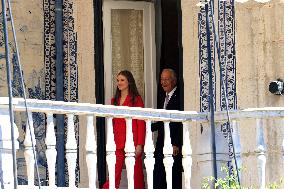 Princess Leonor Meets With Portuguese President - Lisbon