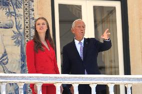 Princess Leonor Meets With Portuguese President - Lisbon