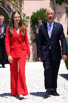 Princess Leonor Meets With Portuguese President - Lisbon