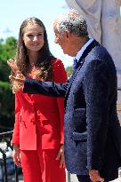 Princess Leonor Meets With Portuguese President - Lisbon